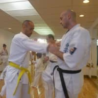 <p>A recent workout at Kenshikai Karate in Hastings.</p>