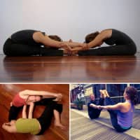 <p>An example of the couple&#x27;s yoga that will be offered at Lyte Body Fitness in Bronxville.</p>