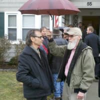<p>Friends, neighbors and family gathered in Beacon, N.Y. to celebrate the life of Pete Seeger.</p>
