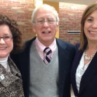 <p>Cynthia Rubino, right, was welcomed with a reception last week as the new CEO and President of the YMCA of Central and Northern Westchester. She is with Anne Ring, left, the Y&#x27;s new Director of Fund Devleopment, and board member Ralph Penny</p>