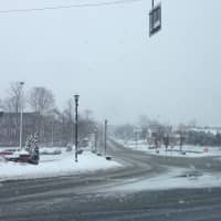 <p>Not many cars were on the roads in Yorktown Monday afternoon. </p>