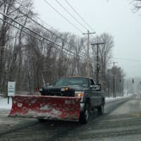 <p>Plows were some of the few cars on the road Monday. </p>