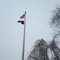 <p>Snow blanketed Mount Vernon on Monday.</p>