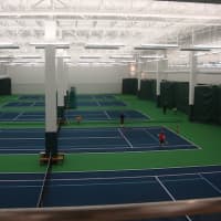 <p>The Life Time Fitness in Harrison features 10 indoor, temperature controlled tennis courts.</p>