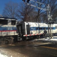 <p>A train hit a car at the rail crossing at Shelter Rock Road in Danbury last month. The accident was not due to gate crossing problems.</p>