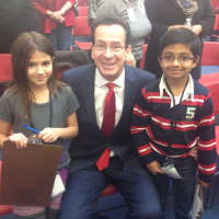 <p>Gov. Dannel Malloy pays a visit to Hamden Public Schools to promote his early childhood education plan.</p>