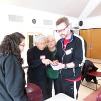 <p>Students helped senior citizens learn effective ways to use technology. </p>