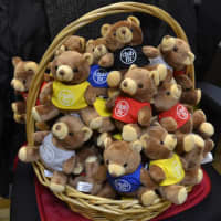 <p>Teddy bears were distributed at the open house. </p>