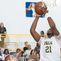 <p>Pace men&#x27;s basketball defeated Saint Rose with 40 seconds remaining.</p>