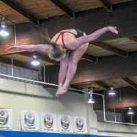 <p>Stamford&#x27;s Kirsten Parkinson won two events for the Whirlwind Diving team of New Canaan at its invitational last weekend.</p>