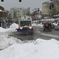 <p>Snow plows were busy on Thursday in Westchester County.</p>