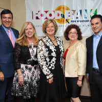 <p>From left: Event committee members Charles Day, Jean Marie Connolly, Ellen Lynch, Anne Ring, Scott Boilen</p>
