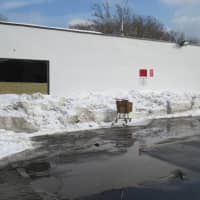 <p>In Tuckahoe, snow has accumulated in various parking lots.</p>