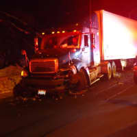 <p>A tractor-trailer rear-ended one car and side-swiped a pickup truck in the accident early Friday in Norwalk. </p>
