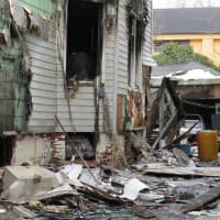 <p>The fire quickly spread from the basement to the rest of the house in Mount Vernon.</p>