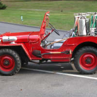 <p>This is the 1943 Willy Jeep brush truck that was destroyed in the fire Monday. </p>
