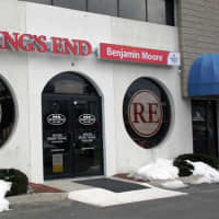 <p>A view of the exterior of the new Ring&#x27;s End paint store at 59 Federal Road in Danbury.</p>