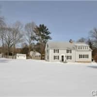 <p>The house at 165 Orchard Drive in New Canaan is open for viewing this Sunday.</p>
