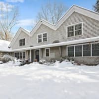<p>This house at 19 Sherwood Road in Pound Ridge is open for viewing on Sunday.</p>