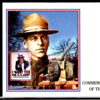 <p>The envelope honoring Army Lt. Frank C. Godfrey is being issued to commemorate the 100th anniversary of the start of World War I. </p>