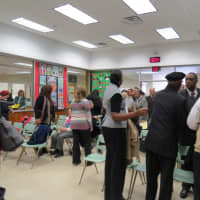 <p>Residents came out to support Mount Vernon interim Superintendent Judith Johnson.</p>