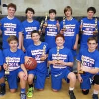 <p>The Darien 8th grade White boys basketball team won its bracket in the season-ending tournament.</p>