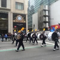 <p>Students from Saint Christopher&#x27;s School in Dobbs Ferry marched in the Saint Patrick&#x27;s Day parade in New York City. </p>
