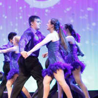 <p>Yorktown High School students dance at a show.</p>