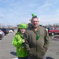 <p>John Morrison and his daughter Cassidy attend the Yonkers St. Patrick&#x27;s Day Parade. </p>