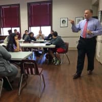 <p>Bruce Feniger, general manager of Pamal Broadcasting, visited the Boys &amp; Girls Club of Northern Westchester to speak about careers in broadcast. </p>