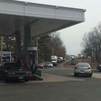<p>Fairfield police are investigating the reasons behind why a woman sped off the I-95 exit 24 southbound exit ramp and hit five cars and causing damage to the Cumberland Farms store Monday night. </p>