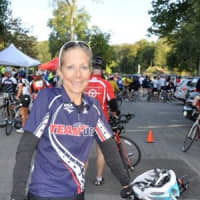 <p>Greenwich triathlete Katha Diddel-Warren died Tuesday at the age of 56. She died from complications from cancer and a skiing accident in January.</p>