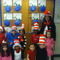 <p>Kindergarten students at the Chapel School culminated a Dr. Seuss unit by celebrating the authors birthday.</p>
