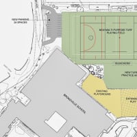 <p>The proposed plan for synthetic turf on Hayes Field. </p>