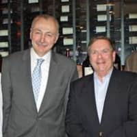 <p>From left, Christophe Vilard, executive chef of Blackstones Steakhouse, Mike Ahmetage, general manager of Blackstones , Stuart Marwell, CEO of Curtis Instruments and 2014 Humanitarian Award recipient, and Brian Skanes, executive director of BGCNW.</p>
