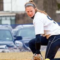 <p>Junior Jeane Drury hit two home runs in the opener of a doubleheader with the New Haven Chargers. </p>