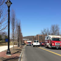 <p>State police and bomb technicians are still at Tasker Building, also known as the admissions building, investigating a bomb threat made early this morning. </p>