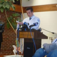 <p>Rivera listens to his doctor, Dr. Argy Stampas, discuss his paralysis at Burke Rehabilitation Center in White Plains.</p>