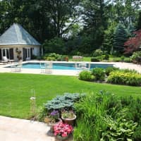 <p>Set on 2.5 acres of gorgeous landscaped grounds with terrace, pool and cabana.</p>
