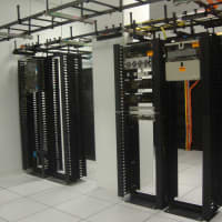 <p>This is the  communications room at the new Cervalis data center in Norwalk.</p>
