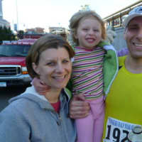 <p>Hartsdale&#x27;s Brian Wilantowicz, seen here with his family after the 2012 Yonkers Marathon, returns to race in the 2014 Boston Marathon on Monday. April 21.</p>