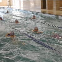 <p>Saw Mill Club&#x27;s swim team at practice. </p>