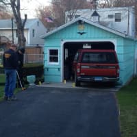 <p>A Fairfield man was seriously injured when he became pinned between his pickup truck and garage. </p>