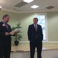<p>U.S. Sen. Chris Murphy attends the &quot;Pancakes and Politics&quot; breakfast hosted by the Westport Woman&#x27;s Club.</p>