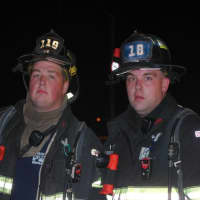 <p>Croton-on-Hudson firefighting brothers Dave and Joe Kempter </p>
