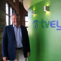 <p>Fairfield resident David Ives opened a new office space for his company, TVEyes, downtown on the Post Road. </p>