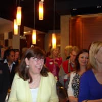 <p>Realtors enjoy the networking and cooking demonstration.</p>