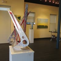 <p>This sculpture is among the many pieces of art featured at the Mahlstedt Gallery in New Rochelle.</p>