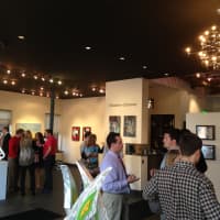 <p>The grand opening drew quite a crowd to the Mahlstedt Gallery in New Rochelle.</p>