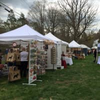 <p>Despite few flowers and clouds, people turned out for the annual Fairfield Dogwood Festival at the Greenfield Hill Congregational Church. </p>